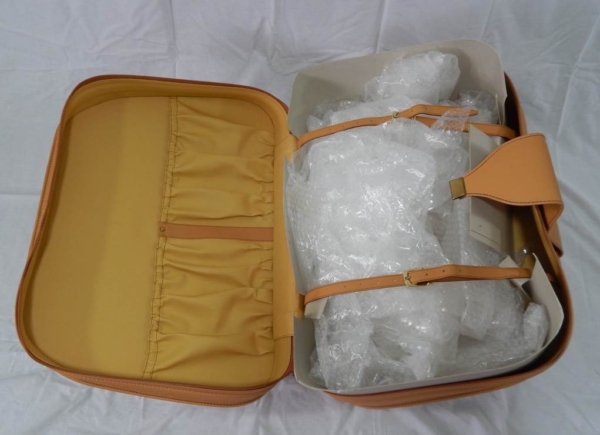 Ferrari 512TR Complete 5 Piece Schedoni Leather Luggage Set