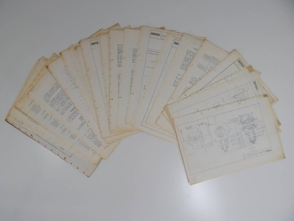 Ferrari Blueprint Sheets