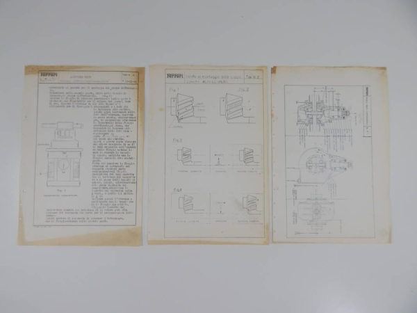 Ferrari Blueprint Sheets