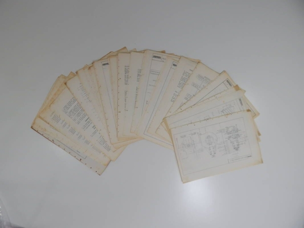 Ferrari Blueprint Sheets