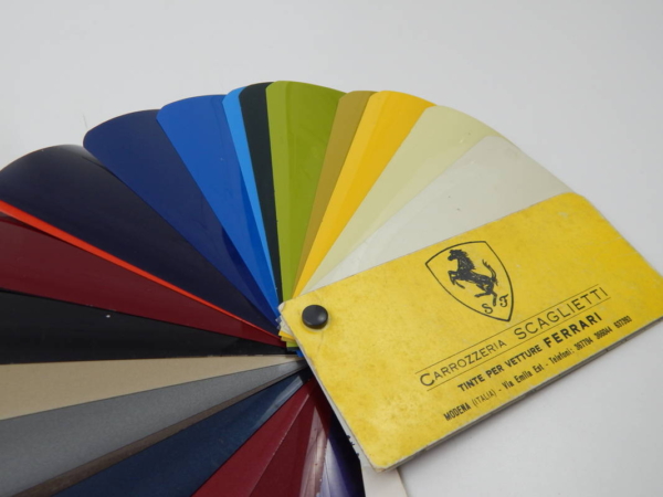 Ferrari Carrozzeria Scaglietti Paint Sample Swatch 1970s