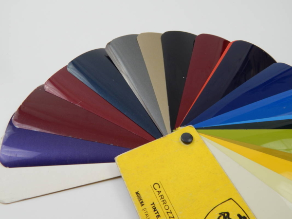 Ferrari Carrozzeria Scaglietti Paint Sample Swatch 1970s