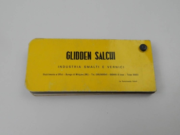 Ferrari Carrozzeria Scaglietti Paint Sample Swatch 1970s