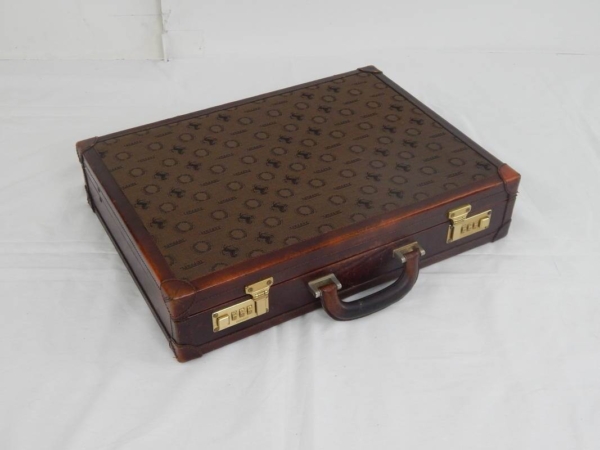 Ferrari Cavallino Print Complete Luggage Set 1970s 1980s