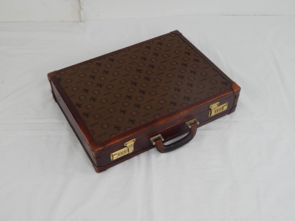 Ferrari Cavallino Print Complete Luggage Set 1970s 1980s