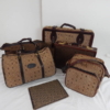 Ferrari Cavallino Print Complete Luggage Set 1970s 1980s