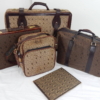 Ferrari Cavallino Print Complete Luggage Set 1970s 1980s