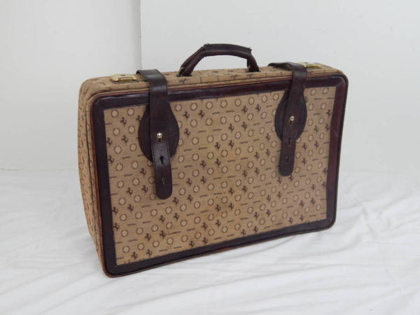 Ferrari Cavallino Print Complete Luggage Set 1970s 1980s