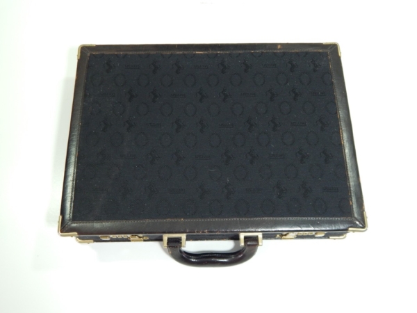 Ferrari Cavallino Print 1980s Briefcase