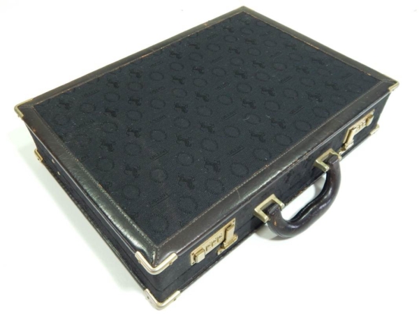Ferrari Cavallino Print 1980s Briefcase