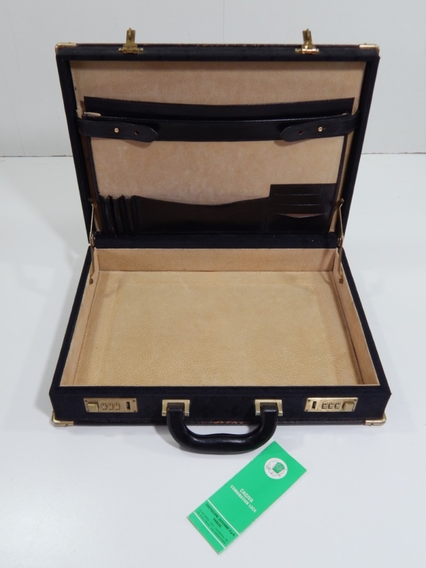 Ferrari Cavallino Print 1980s Briefcase