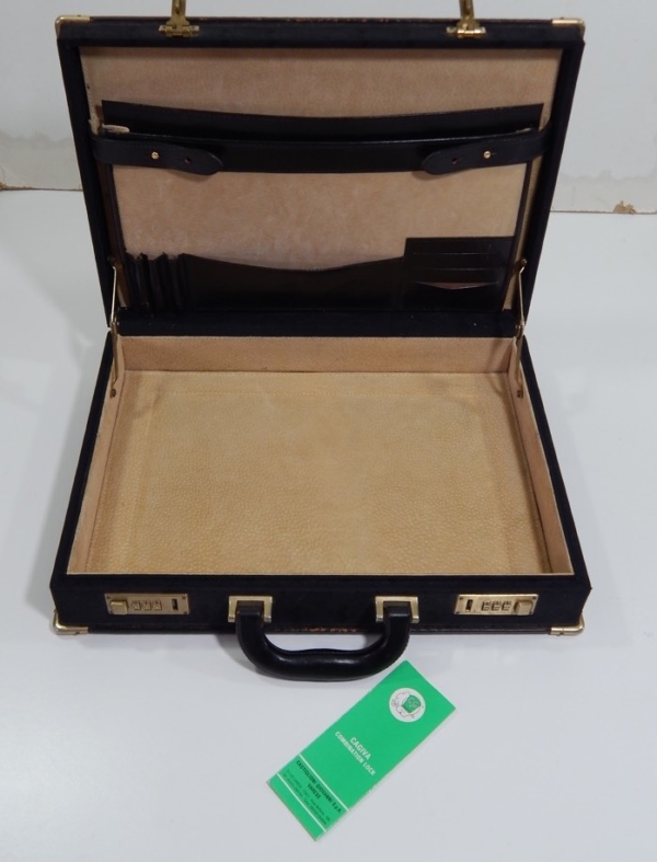 Ferrari Cavallino Print 1980s Briefcase