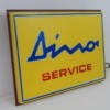 Ferrari 206 246 Dino Service Illuminated Sign 1970s