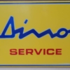 Ferrari 206 246 Dino Service Illuminated Sign 1970s