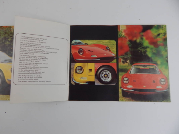 Ferrari 246 GT Brochure 1970