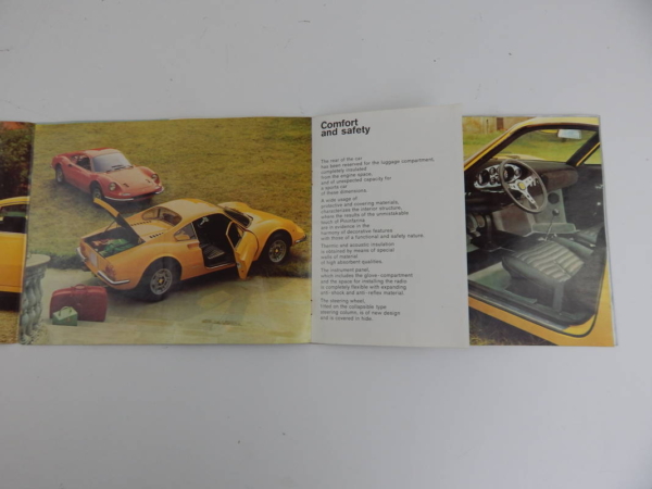 Ferrari 246 GT Brochure 1970