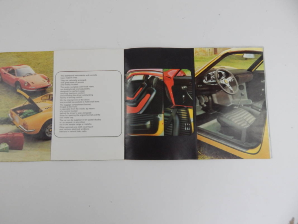 Ferrari 246 GT Brochure 1970