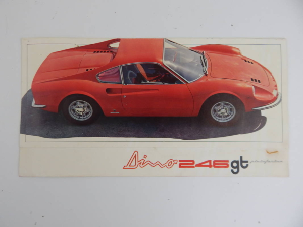 Ferrari 246 GTS Brochure 1973