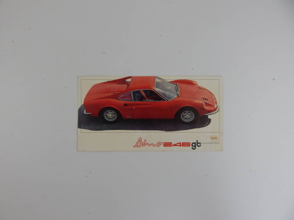 Ferrari 246 GTS Brochure 1973