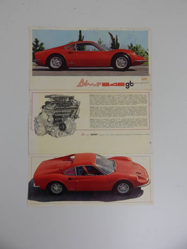 Ferrari 246 GTS Brochure 1973