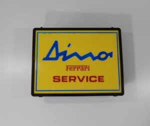 Ferrari 206 246 Dino Illuminated Service Sign 1970s