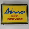 Ferrari 206 246 Dino Illuminated Service Sign 1970s