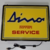 Ferrari 206 246 Dino Illuminated Service Sign 1970s