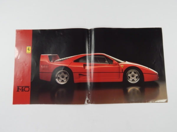 Ferrari F40 Sales Brochure