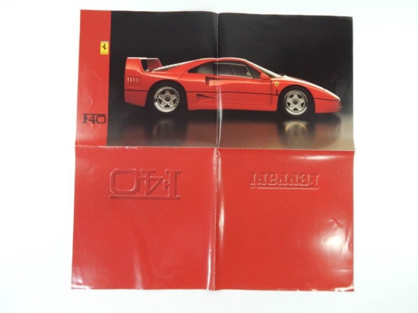 Ferrari F40 Sales Brochure
