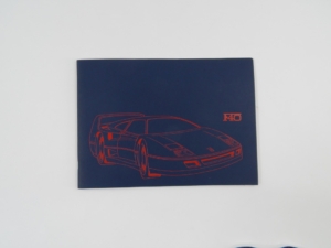 Ferrari F40 Sales Brochure