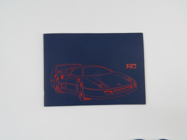 Ferrari F40 Sales Brochure