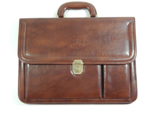 Ferrari Cartier Leather Briefcase