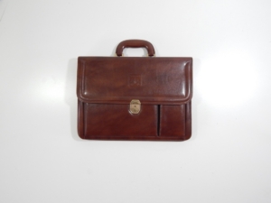 Ferrari Cartier Leather Briefcase