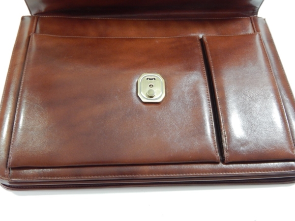 Ferrari Cartier Leather Briefcase