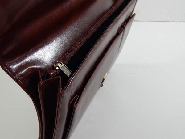 Ferrari Cartier Leather Briefcase