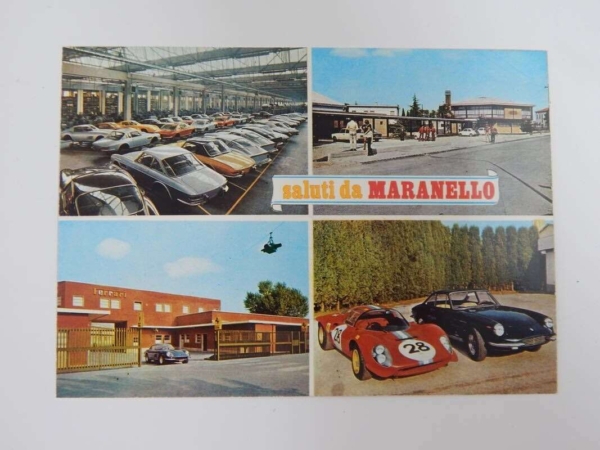 Ferrari 1960s Maranello Postcard