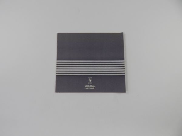Ferrari Mondial Cabriolet Sales Brochure
