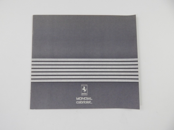 Ferrari Mondial Cabriolet Sales Brochure