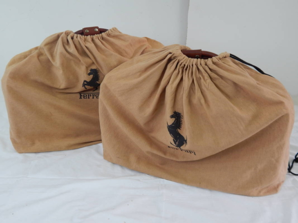 Ferrari Mondial Schedoni Leather Luggage Bags