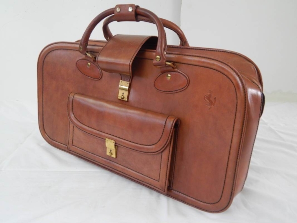 Ferrari Mondial Schedoni Leather Luggage Bags