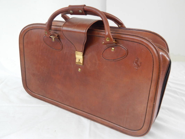 Ferrari Mondial Schedoni Leather Luggage Bags