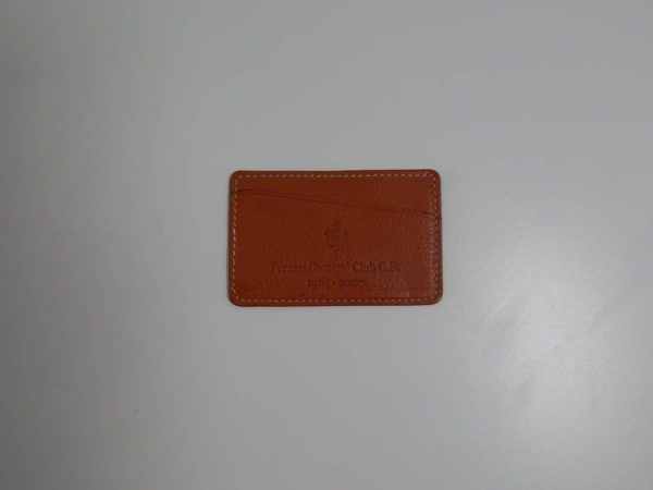 Ferrari Owner’s Club Schedoni Leather Card Holder