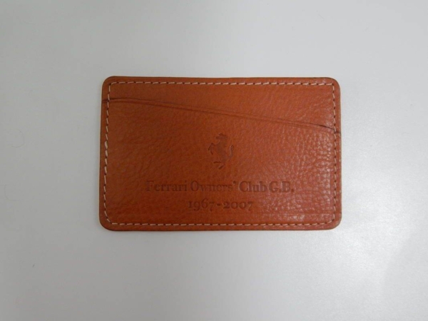Ferrari Owner’s Club Schedoni Leather Card Holder