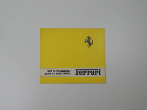 Ferrari Schedoni Luggage Sales Brochure