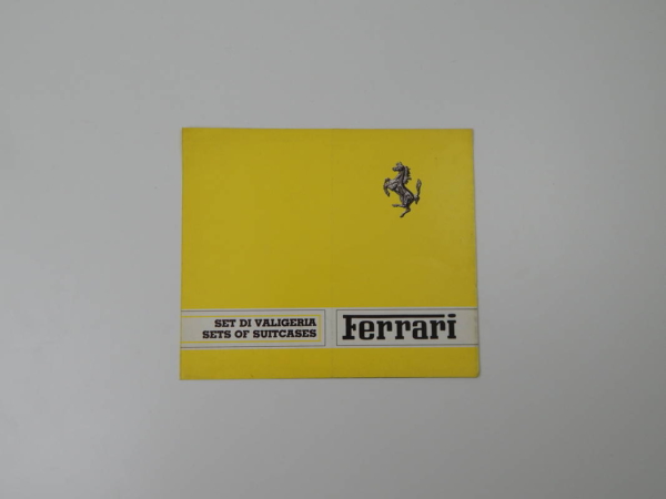 Ferrari Schedoni Luggage Sales Brochure