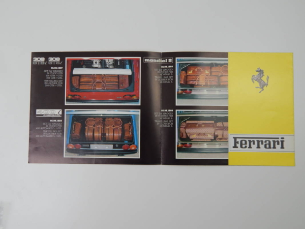 Ferrari Schedoni Luggage Sales Brochure