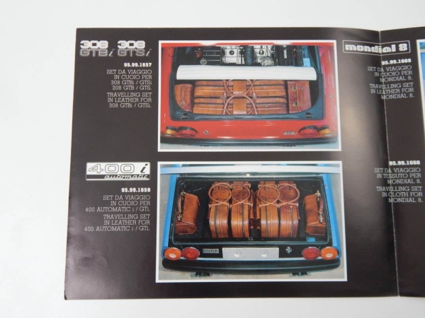 Ferrari Schedoni Luggage Sales Brochure