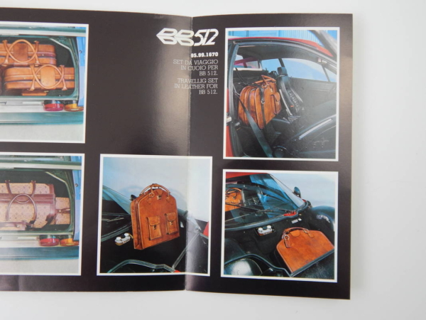 Ferrari Schedoni Luggage Sales Brochure