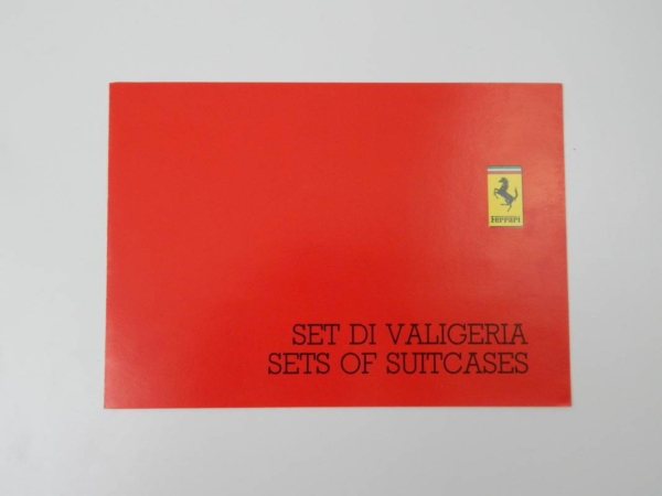 Ferrari Schedoni Luggage Sales Brochure