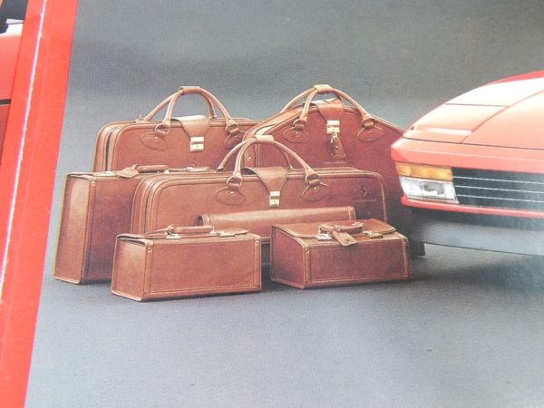 Ferrari Schedoni Luggage Set Sales Brochure